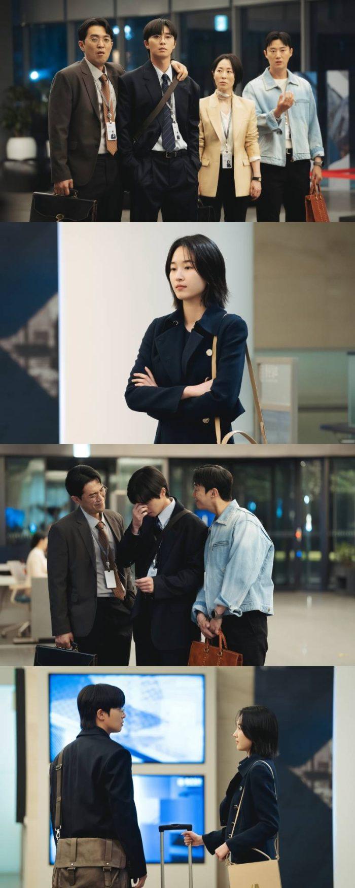 경도를 기다리며 3회 원지안, 동료들에게 박서준과 동거 사실 공개