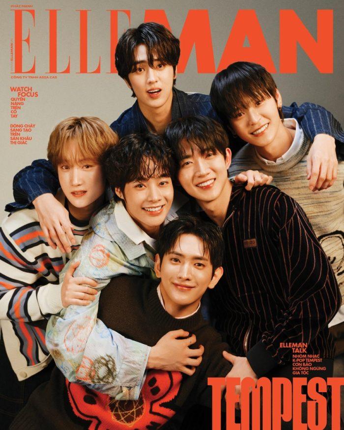 템페스트, 베트남 ‘엘르맨’ 신년호 커버 장식… “현지 인기 폭발적”