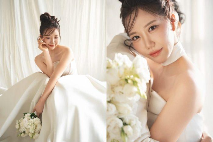 ‘미스트롯’ 김희진 12년 연애 끝 2월 결혼 발표… 웨딩화보 눈길