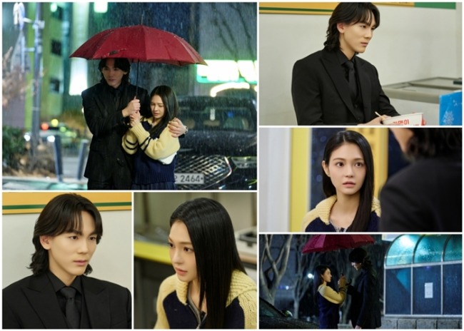 닥터신 11회 정이찬·주세빈, 우산 속 밀착 포착…‘직진 플러팅’ 결과는?