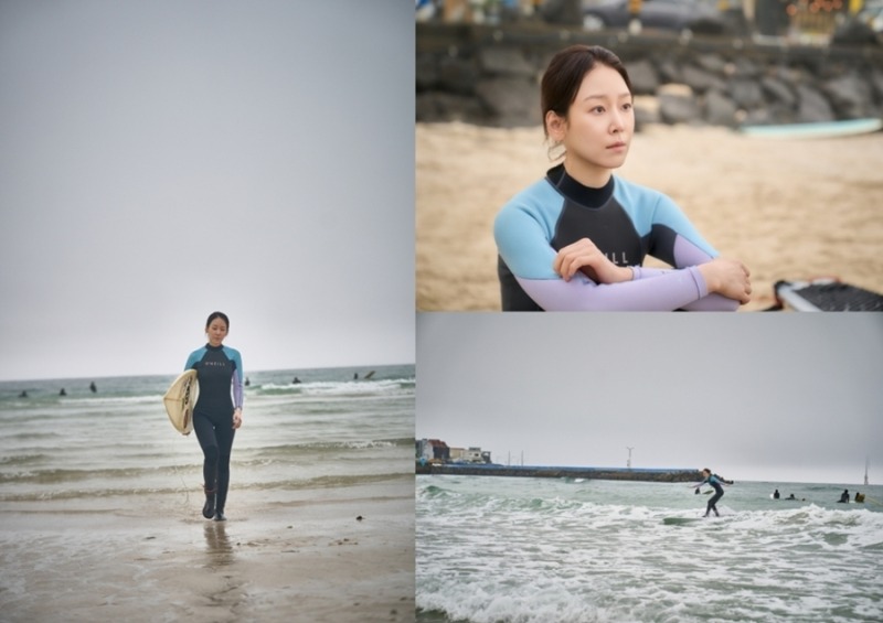 ‘라이어’ 서현진, 직접 바다에 뛰어든 서핑 촬영