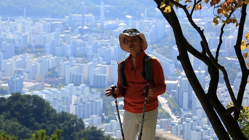 불수사도북 종주 출발점인 불암산 주 능선